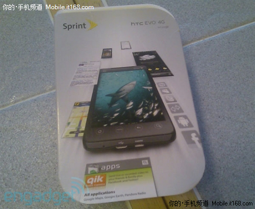 最强智能HTC EVO 4G却用超搞笑包装盒