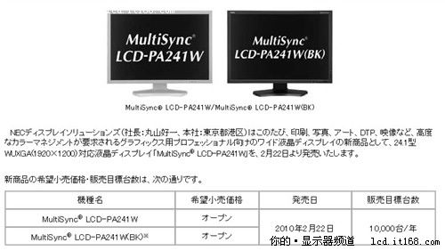 与NEC LCD2690WUXi2对比