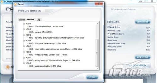 硬盘基准性能测试：PCMark Vantage