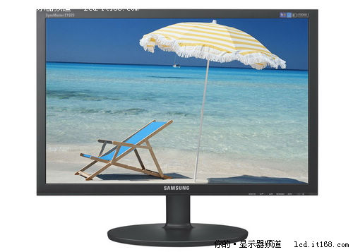 三星e1920nw显示器分辨率已经调成1440x900,为什么桌面还是在电脑显示
