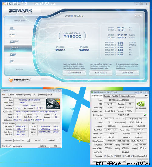 堆料帝技嘉GTX465超频能力测试