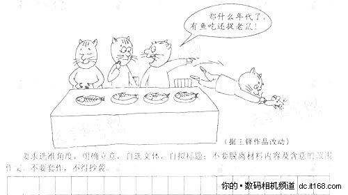 2010年全国I卷：“猫吃鱼”