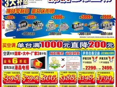 低价冻全城 6.19大中电器促销海报下载