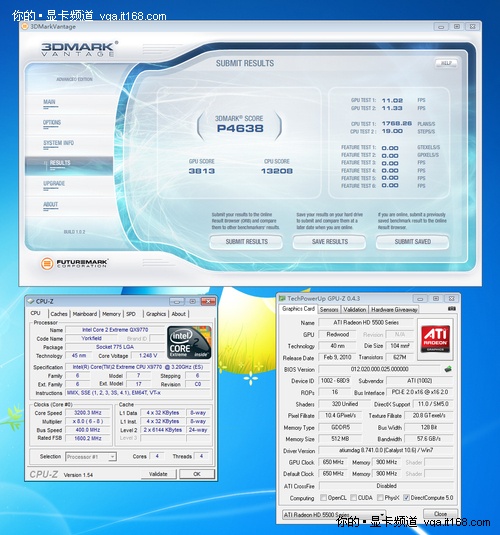 显卡超频测试：核心暴走850Mhz