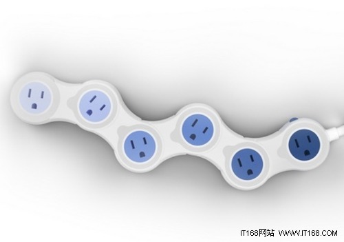 设计感十足 可变形插座帮你节省空间