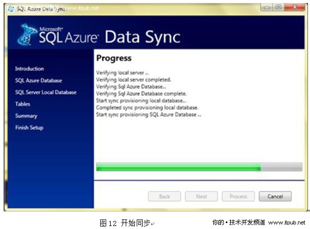 SQL Azure Data Sync二层式展示架构