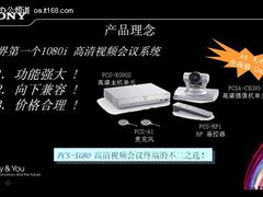 高清视频会议 SONY PCS-XG80跌破10万