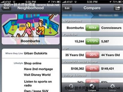 iPhone新应用:看看你的邻居有多富有?