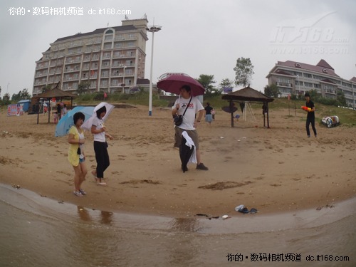 北戴河实景试拍宾得W90风雨无阻