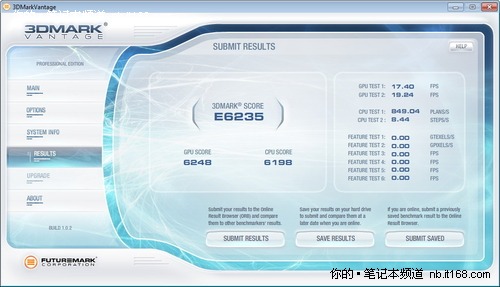 图形处理性能 同显卡下四核性能落后15%