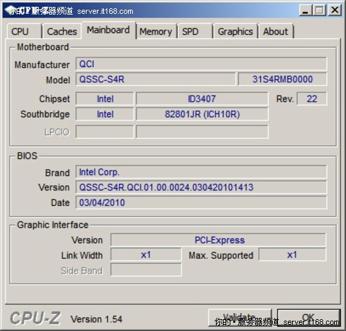 Intel Nehalem-EX官方平台：CPU-Z截图