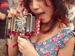 GTX460？湿淋淋？ChinaJoy美女竟爱显卡