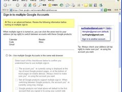 Google多项服务支持多账户同时登陆功能