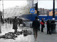 二战亡灵复活 一组跨越时间的惊人照片