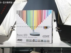 全球最薄LED显示器 AOC刀锋23大屏拆包