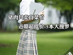 猪肉只卖白菜价 近期超低价i5本大搜罗