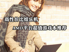 高性价比娱乐机 AMD平台超值游戏本推荐