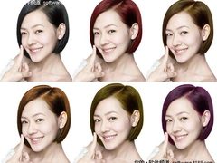 美图秀秀零伤害染发 快速预览新发色