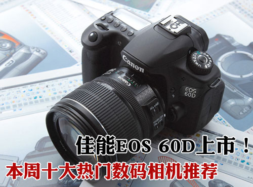 佳能EOS 60D上市 本周十大热门相机推荐