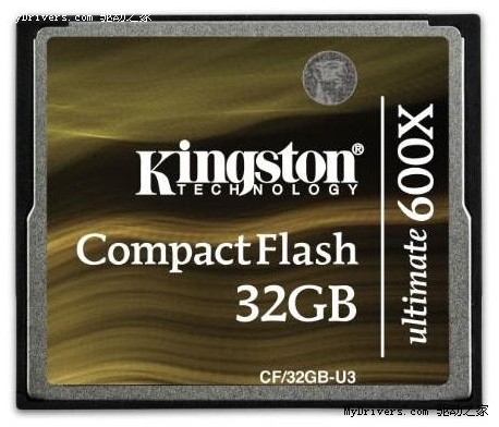 传输90MB/s 金士顿推32GB高速CF卡