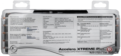 更静音更高效 AC发布加强型显卡散热器