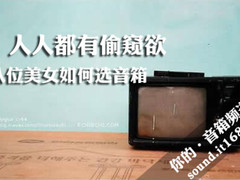 人人都有偷窥欲　8类美女眼中的8类音箱