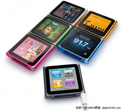 支持多点触控 新iPod nano 6美图欣赏