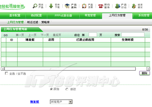 艾泰HiPER 520路由器上网行为管理