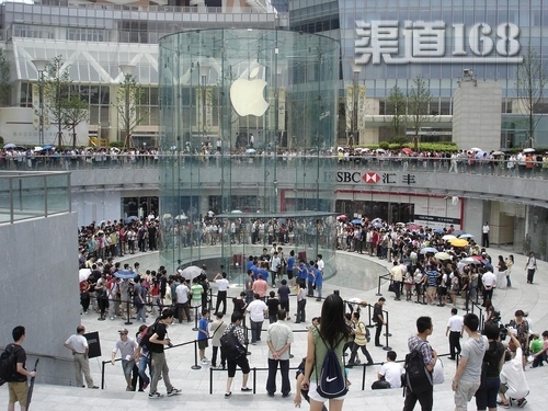 苹果专卖店免费通话体验招来蹭电话族|QuDao