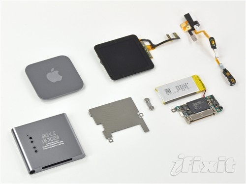 支持多点触控 新苹果ipod nano6全拆解