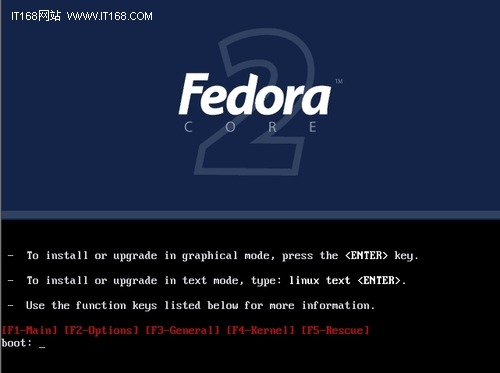 第二版本：Fedora Core 2