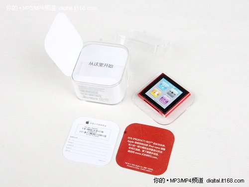 苹果iPod nano6附件及外观