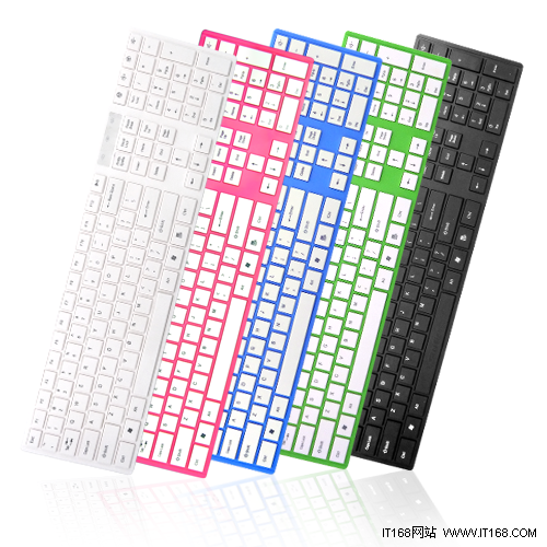 颠覆黑白 讯拓炫彩超薄键盘K20仅售65元