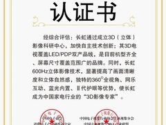 技术+标准 长虹稳坐“3D影像专家”交椅