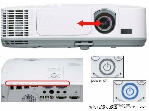 宽幅大画面 NEC M300W+投影机新品上市