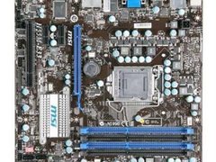 全板固态电容   微星H55M-E33军规主板