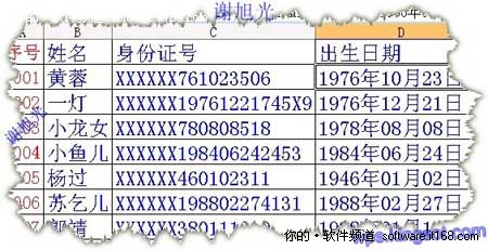 教你巧用WPS表格提取身份证个人信息