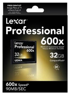 摄影装武器 Lexar Professional 600xCF