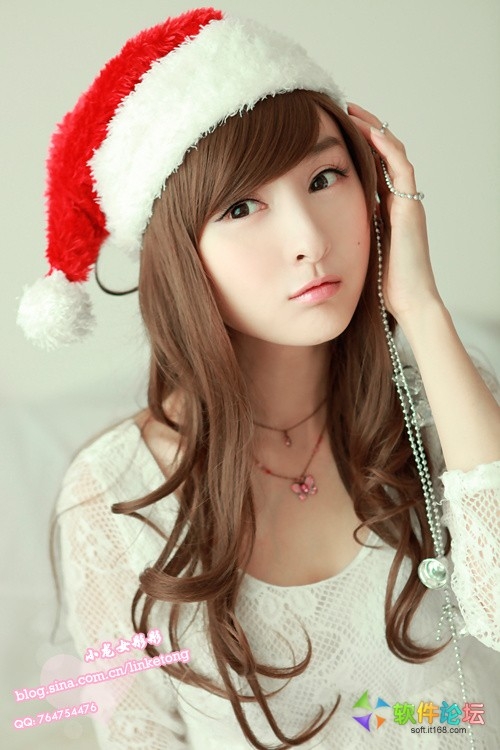 网络美女素材绝美圣诞公主小龙女彤彤-IT168+