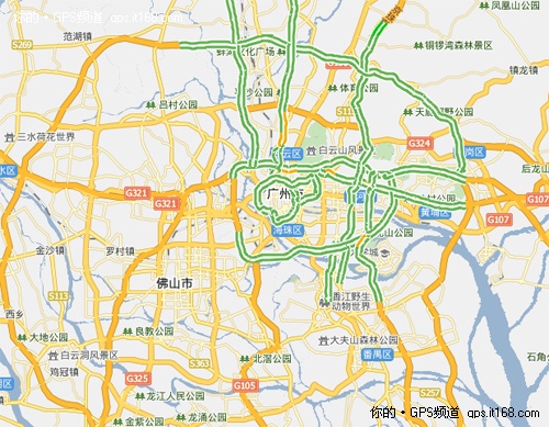 实时路况查询方式三:互联网交通地图   实用指数:★★★   连互联网