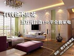有钱也不乱花 五万元打造150平全套家电