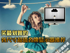 买最划算的 各尺寸超值名牌显示器推荐