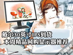 戴尔30吋IPS到货 周精品网购显示器推荐