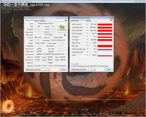 GTX570公版温度测试