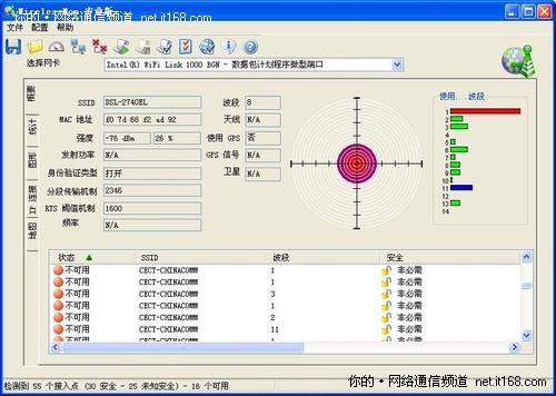 无线信号强度测试