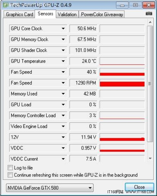 GTX580载i7平台 满载42度芯睿SP23实测