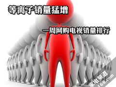 等离子销量猛增 一周网购电视销量排行