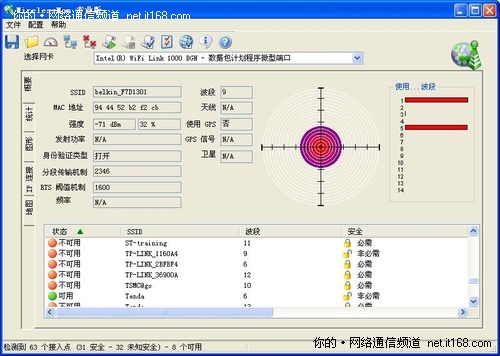 无线信号强度测试 