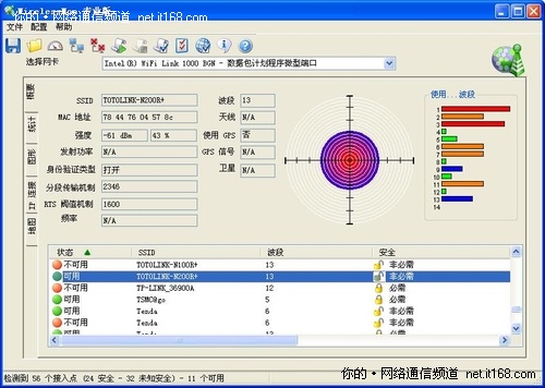 无线信号强度测试