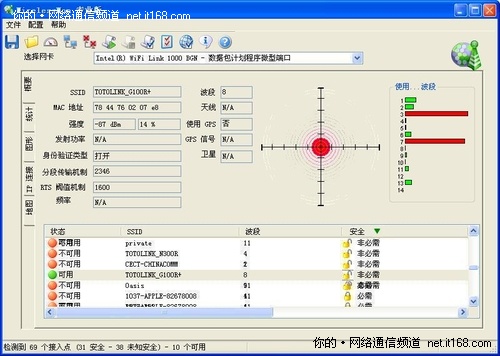 无线信号强度测试